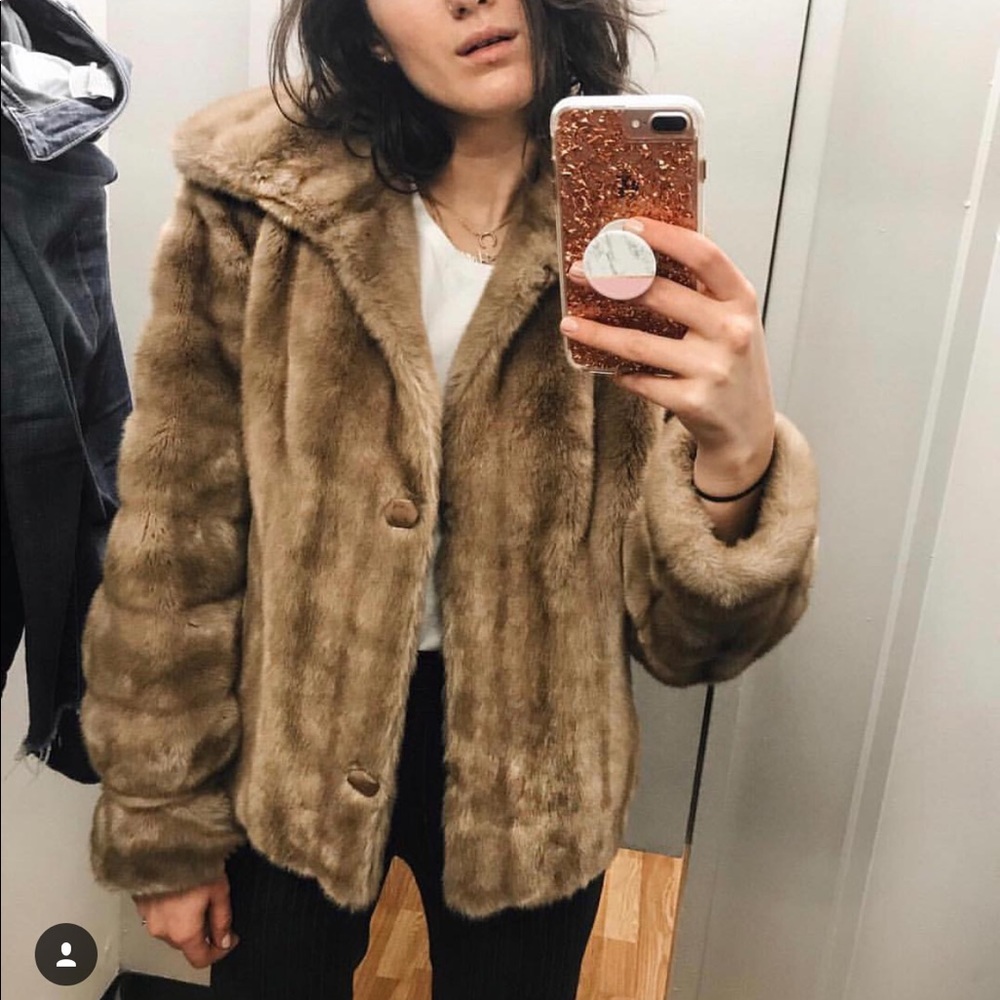 Vintage Faux Fur Coat